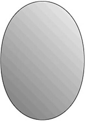 Plieger Fitline 3mm ovale spiegel 38x27cm zilver 4350068