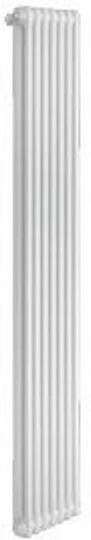 Plieger Florence designradiator verticaal 1800x322mm 903W zilver metallic 7253337