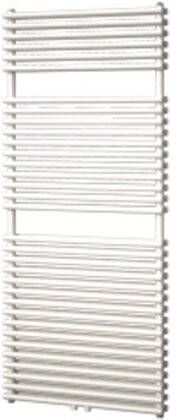 Plieger Florian Nxt M designradiator dubbel horizontaal met middenaansluiting 1406x500mm 980W mat zwart 7250354