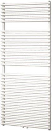 Plieger Florian Nxt M designradiator enkel horizontaal met middenaansluiting 1406x600mm 881W wit structuur 7255188 - Foto 2