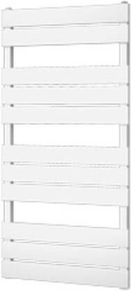 Plieger Genua designradiator horizontaal 1120x550mm 558W parelgrijs (pearl grey) 7253302