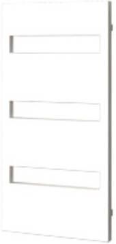 Plieger Genua EVO designradiator horizontaal 1125x550mm 471W zwart grafiet (black graphite) 7250593 - Foto 1