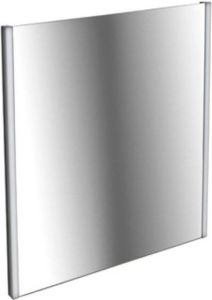 Plieger Lina Nero spiegel met 2x LED verlichting verticaal 60x80cm met zwarte lijst 0800313
