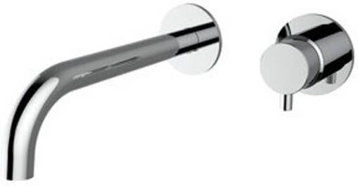 Plieger Napoli inbouw wandkraan 1 hendel met uitloop 23.8cm cold start matchroom 500637PLI00NB