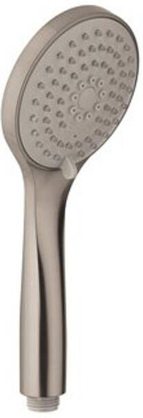Plieger Napolihanddouche m. 3 standenØ10cmgeborsteld chroom DC063 Brushed chrome