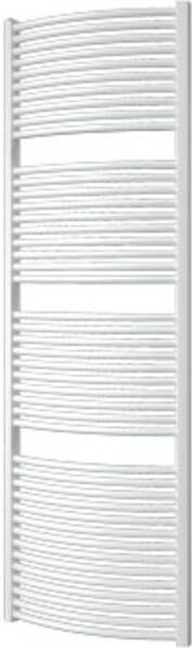 Plieger Onda designradiator horizontaal gebogen 1808x585mm 1112W wit structuur 7252462