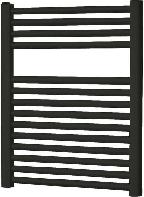 Plieger Palermo designradiator horizontaal 68.8x55cm 348W zwart grafiet (black graphite) 7252454