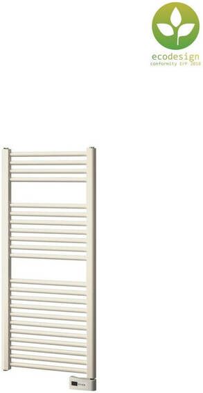 Plieger Palermo-EL III Fischio elektrische designradiator horizontaal 1111x600mm 600W wit structuur 7255810