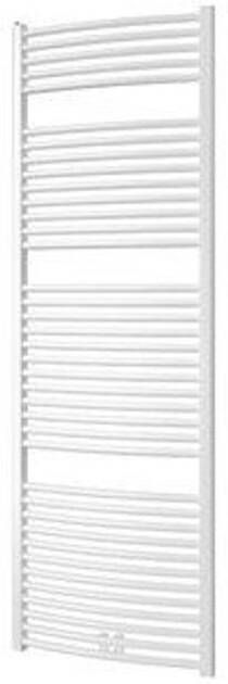 Plieger Palmyra designradiator horizontaal gebogen middenaansluiting 1775x600mm 1046W zwart grafiet (black graphite) 7252908 - Foto 2