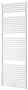 Plieger Palmyra designradiator horizontaal middenaansluiting 1775x600mm 1019W zwart grafiet (black graphite) 7252886 - Thumbnail 2