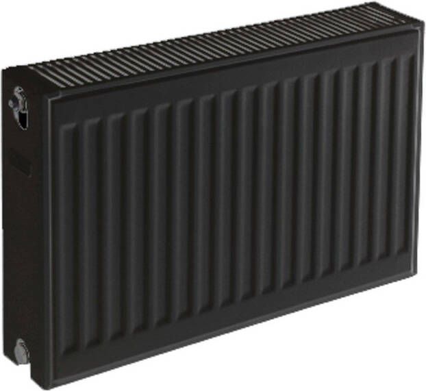 Plieger paneelradiator compact type 22 400x1000mm 1274W zwart 7340919