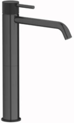 Thespian scherm waarde Plieger Roma 1-gats keukenkraan met draaibare uitloop geborsteld zwart  chroom ID370 BRUSHED BLACK CHROME - Sanitair.nl