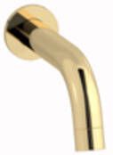 Plieger Roma baduitloop wandmontage 1 2x16.8cm goud ID320 GOLD