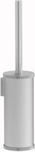 Plieger Roma closetborstelgarnituur wandmodel geborsteld chroom OF012 BRUSHED CHROME