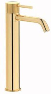 Plieger Roma wastafelkraan verhoogd met waste 27.2cm goud ID202R GOLD