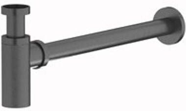 Plieger Romadesignsifonlood- en zinkvrijgeborsteld zwart chroom SH080 BRUSHED BLACK CHR.