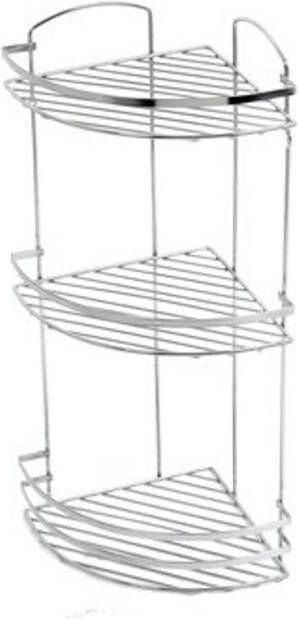 Plieger Solid hoekplanchet 3 laags draadmodel chroom 4784351