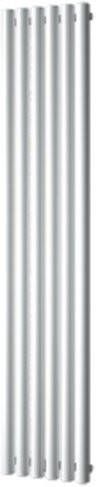 Plieger Trento designradiator verticaal met middenaansluiting 1800x350mm 814W antraciet metallic 7250028 - Foto 1