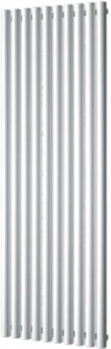 Plieger Trento designradiator verticaal met middenaansluiting 1800x590mm 1357W pergamon 7250056 - Foto 1