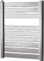 Plieger Vela designradiator horizontaal 700x560mm 359W zilver metallic 7252582 - Thumbnail 2