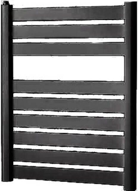 Plieger Vela designradiator horizontaal 700x560mm 359W zwart 7252597
