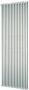 Plieger Venezia M designradiator dubbel verticaal met middenaansluiting 1970x532mm 2148W zwart grafiet (black graphite) 7253111 - Thumbnail 2