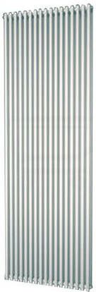 Plieger Venezia M designradiator dubbel verticaal met middenaansluiting 1970x532mm 2148W zwart grafiet (black graphite) 7253111