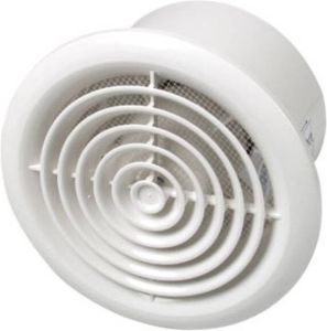 Plieger ventilator circle 185 kubieke meter diameter 125mm wit 44414060