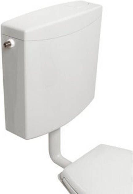 Plieger Weser laaghangend reservoir dual flush 3-6 9 liter instelbaar (wit) 0700040