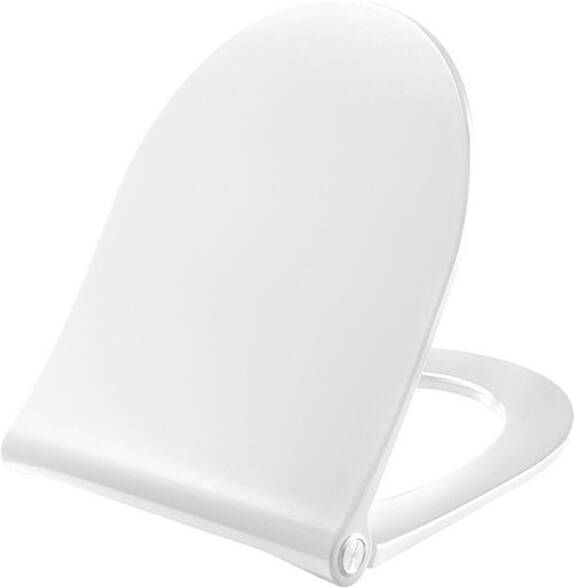 PRESSALIT Sway D closetzitting met deksel softclose quick release met BL6 Uni scharnier wit 934000-BL6999