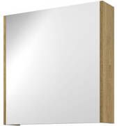 Proline Comfort spiegelkast met spiegels aan binnen- en buitenzijde en 1 deur 60 x 60 x 14 cm ideal oak
