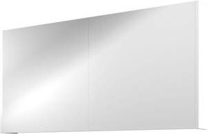 Proline Spiegelkast Comfort met spiegel op plaat aan binnenzijde 2 deuren 120x14x60cm Mat wit 1808705