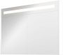 Proline Premium spiegelkast met spiegels aan binnen- en buitenzijde geïntegreerde LED-verlichting en 2 deuren 100 x 60 x 14 cm mat wit - Thumbnail 1