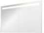 Proline Premium spiegelkast met spiegels aan binnen- en buitenzijde geïntegreerde LED-verlichting en 2 deuren 120 x 60 x 14 cm mat wit - Thumbnail 1
