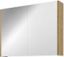Proline Spiegelkast Xcellent met dubbel gespiegelde deuren 2 deuren 80x14x60cm Ideal oak 1808852 - Thumbnail 1