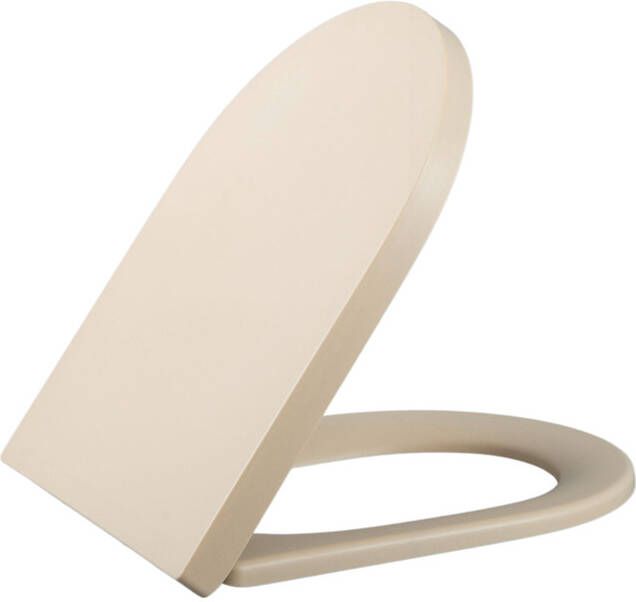 QeramiQ Dely Zitting softclose quickrelease 35mm mat beige E13 A15 35mm seat beige