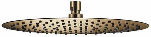 Qisani Flow 30cm ronde hoofddouche Geborsteld PVD Gold (goud) 25623.66