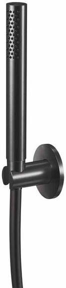Qisani Flow staafhanddouche met 150cm doucheslang en handdouchehouder Geborsteld PVD Gunmetal 25618.04 - Foto 1