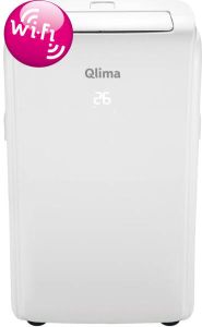 Qlima mobiele airco met afstandsbediening en WiFi 9500BTU 90m3 wit P528
