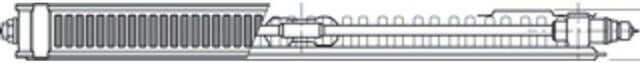 Radson ACC bovenbekleding tbv paneelradiator type 11 1050 mm wit