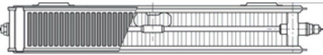 Radson ACC bovenbekleding tbv paneelradiator type 22 1200 mm wit