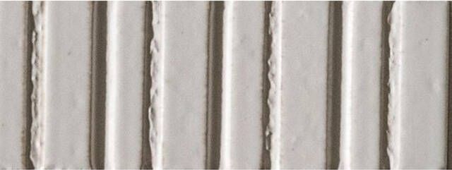 Ragno Glace Wandtegel 7.5x20cm decor -structuur glans bianco 1965885 rael