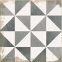 Realonda Ceramica Realonda Cerámica Vloer- en wandtegel Antique Triangle 33 3x33 3 cm Vintage look Verouderd Zwart wit SW07310795-1 - Thumbnail 1