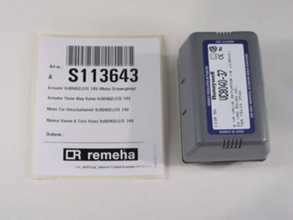 Remeha Actuator VC8010ZZ00E 24V (schakelaar driewegklep) S113643