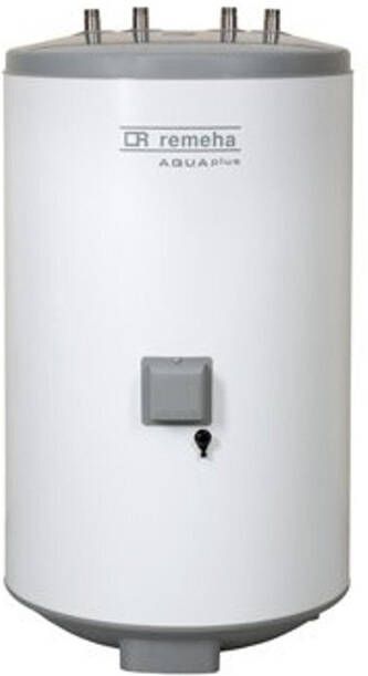 REMEHA Aqua Plus boiler ind gestookt 125l max. cap.40kW spiraal RVS hxbxd 938xefficientieklasse B
