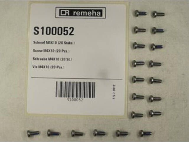 Remeha Avanta en andere series schroef M4x10mm 20st S100052