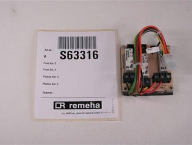 Remeha Quinta Solo en andere series signaleringsprintplaat AM3 S63316