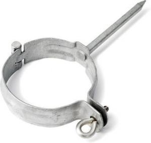 Rheinzink Gegalvaniseerde scharnierpijpbeugel RZ 80mm met slagpen 2840001000
