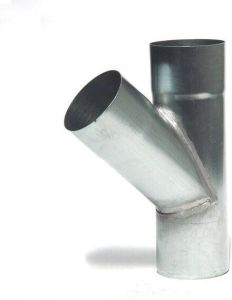 Rheinzink WB T-stuk 45° Ø80mm 1635000610