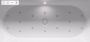 Riho Desire hoekbad 170x77cm Hoekopstelling links met LED-plint Sparkle met chromen badvuller acryl Wit zwart velvet B156010220 - Thumbnail 1